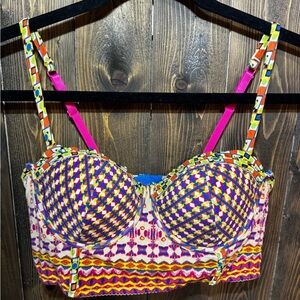 Pinkerton Anthropology Neon Bra NWOT
